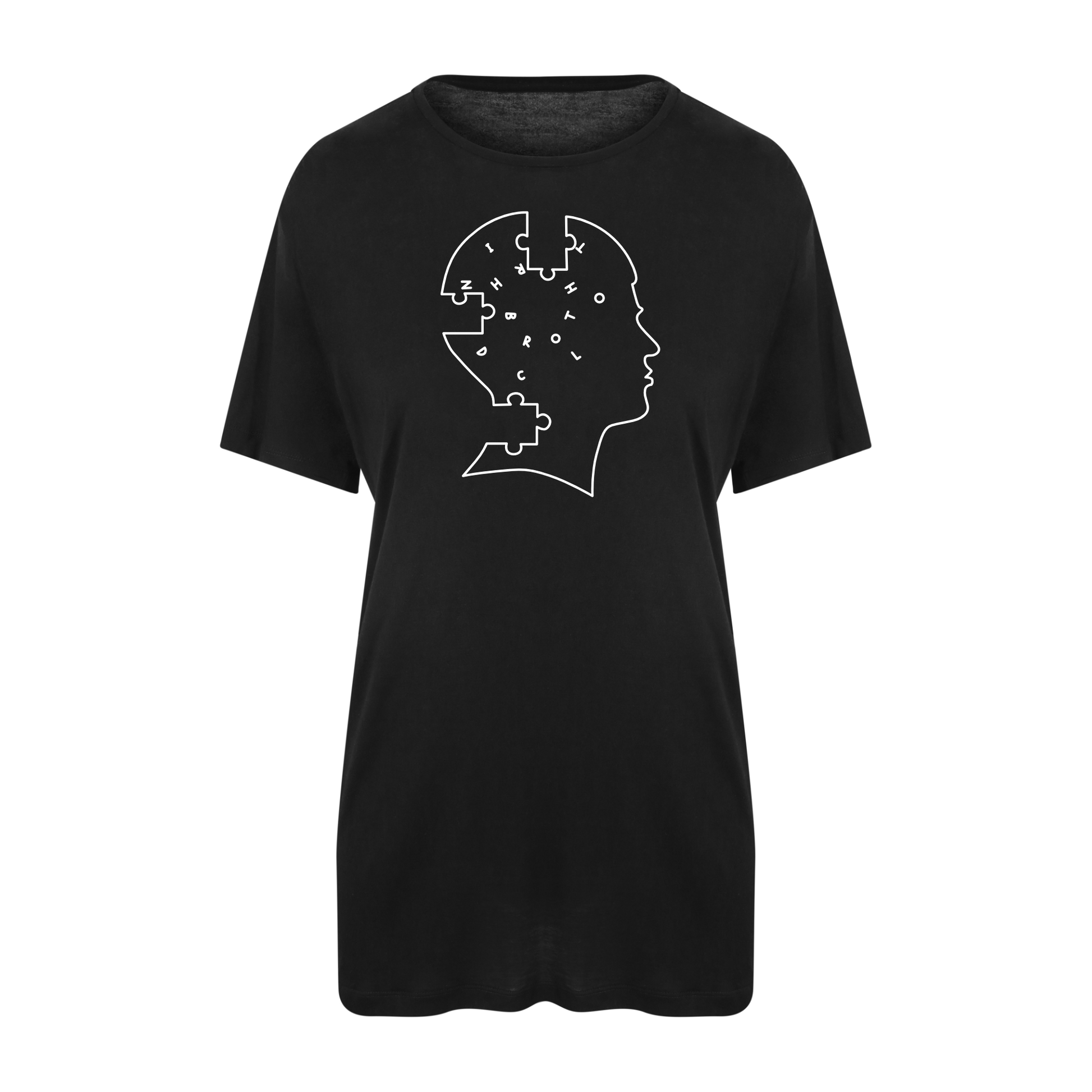 Pieces of Mind Recycled Tee - Black image 0