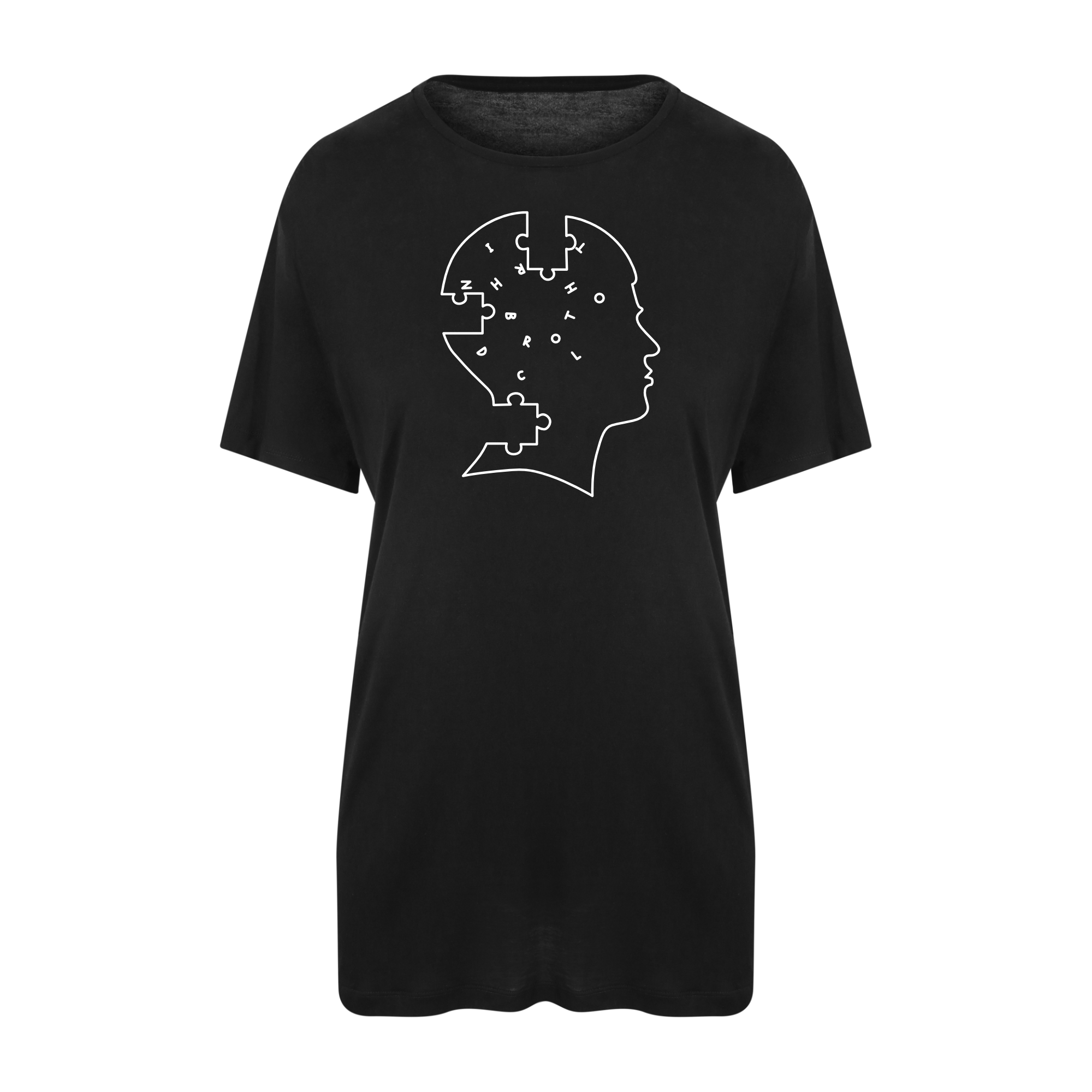 Pieces of Mind Recycled Tee - Black image 0