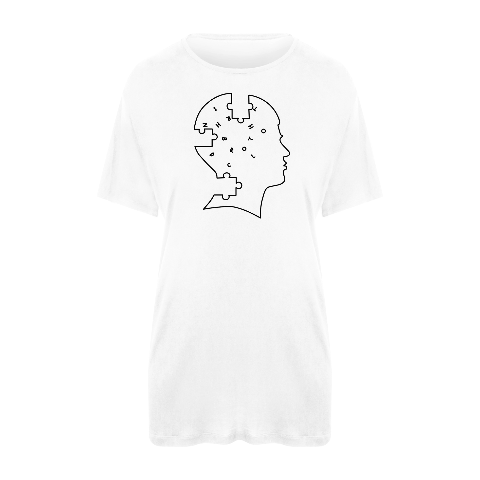Pieces of Mind Recycled Tee - White image 0