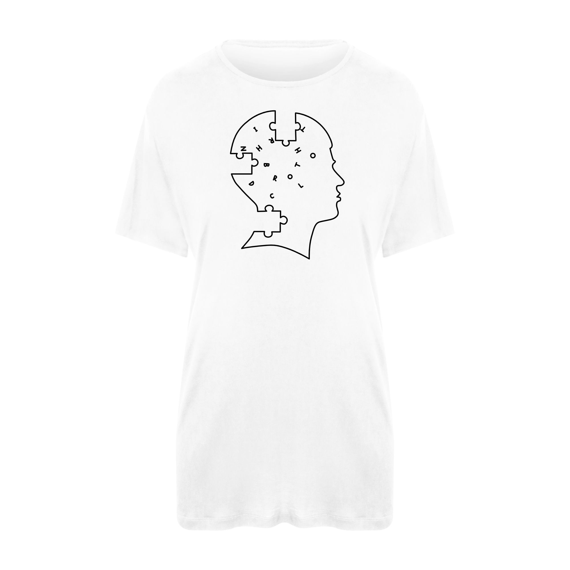 Pieces of Mind Recycled Tee - White image 0