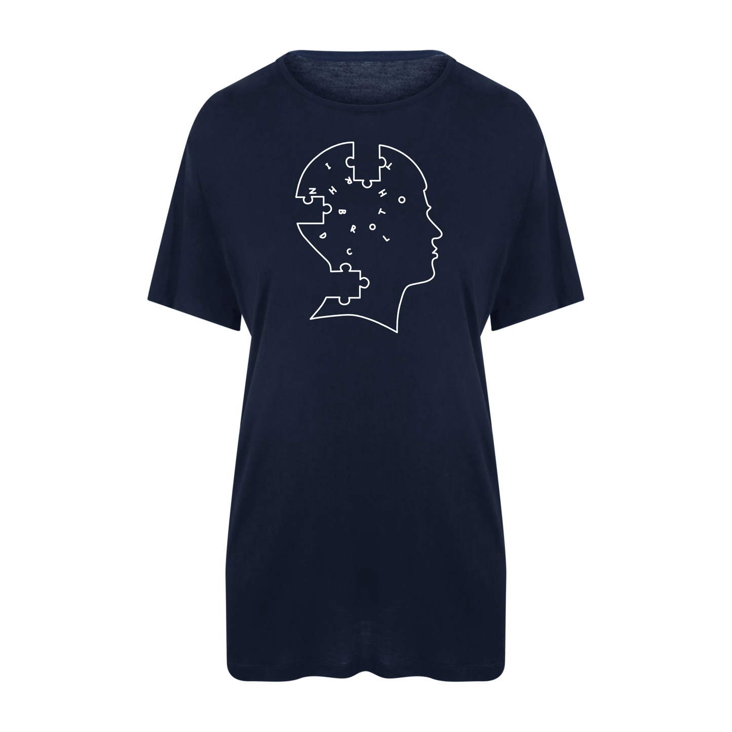 Pieces of Mind Recycled Tee - Navy image 0
