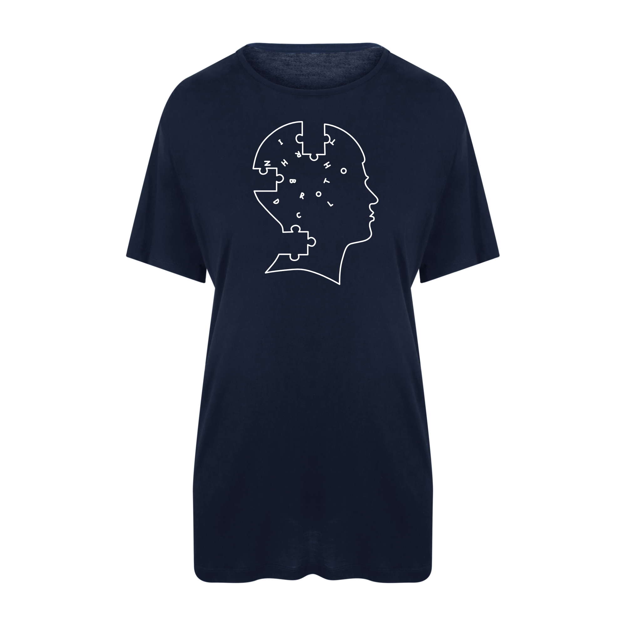 Pieces of Mind Recycled Tee - Navy image 0
