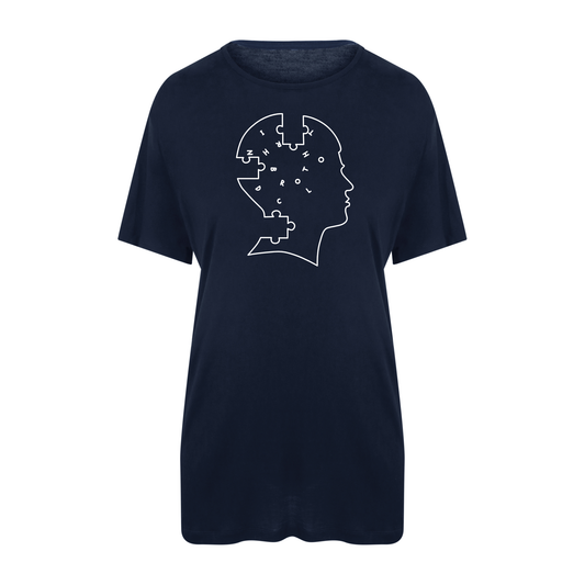 Pieces of Mind Recycled Tee - Navy image 0
