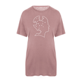 Pieces of Mind Recycled Tee - Dusty Pink image 0
