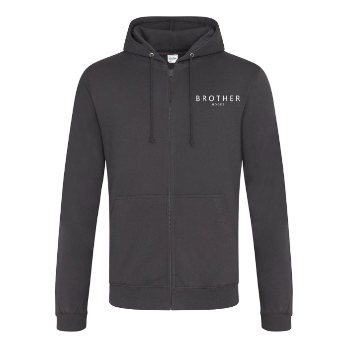 Casual - Zipped - Bold Script Hoodie image 8