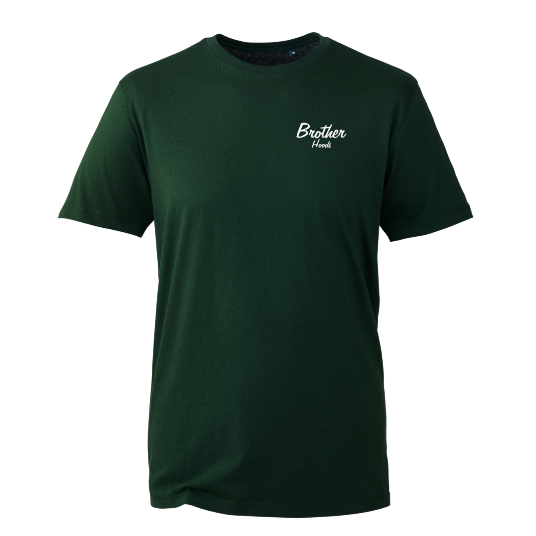 Pure Script Organic Tee - Forest Green image 0
