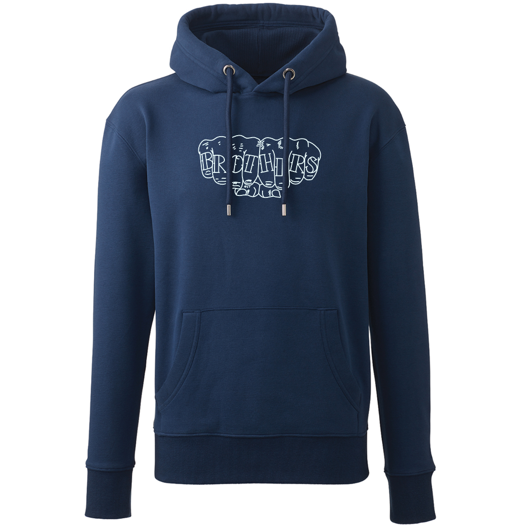 Fist Bump Premium Hoodie - Navy image 0
