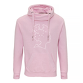 Pieces of Mind Cross Neck Hoodie - Pink image 0