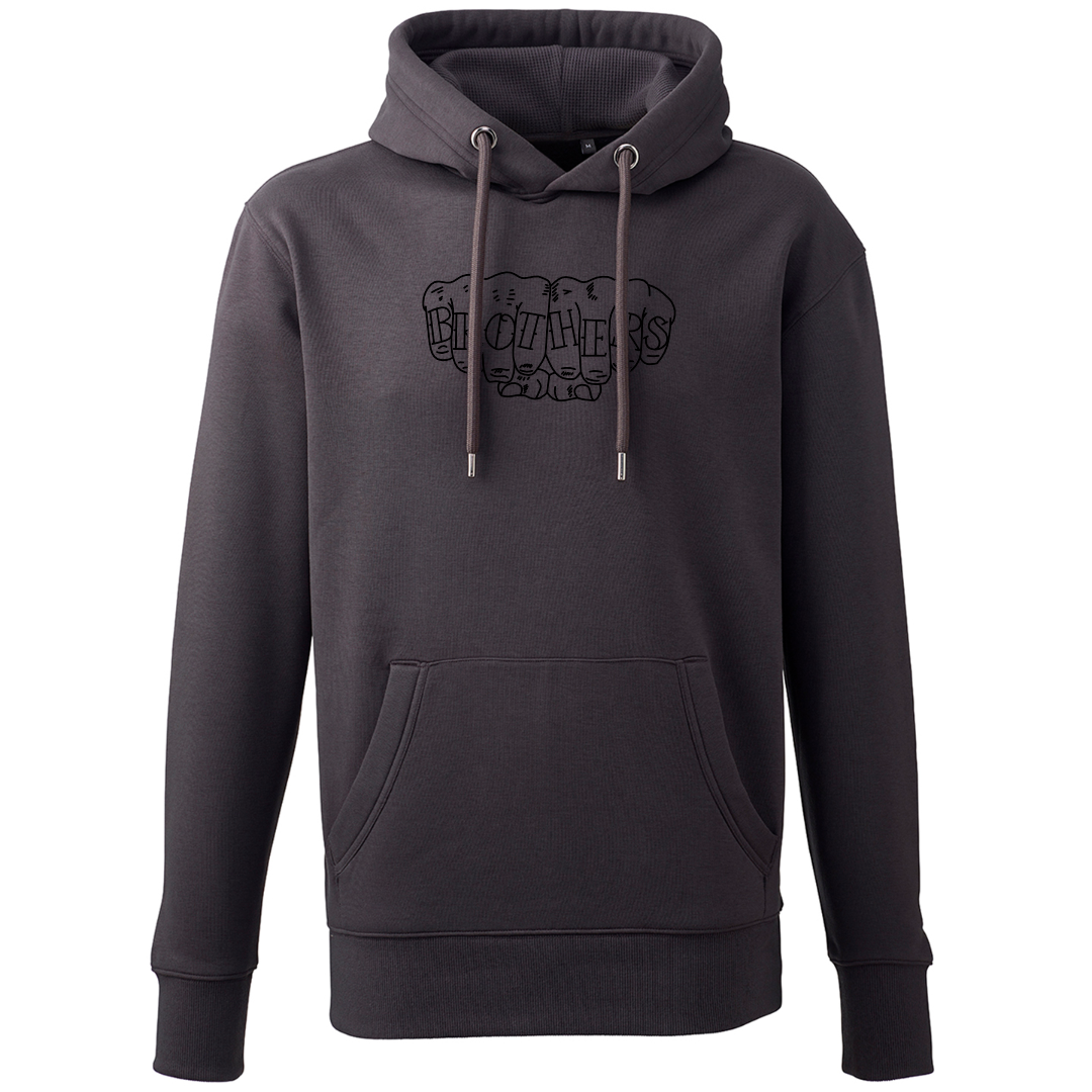 Fist Bump Premium Hoodie - Grey image 0