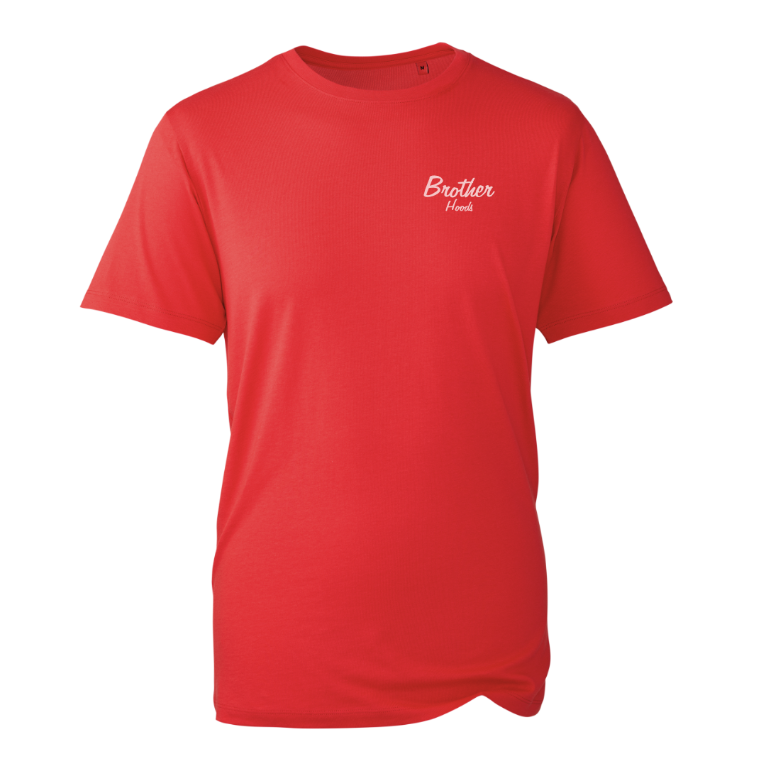 Pure Script Organic Tee - Red image 0