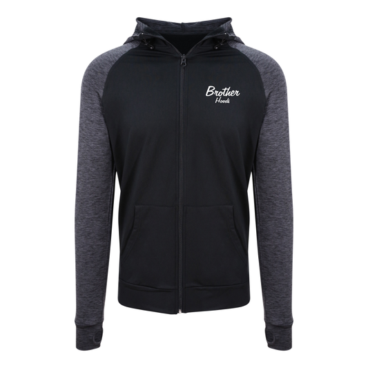 Pure Script Active Hoodie - Black image 0
