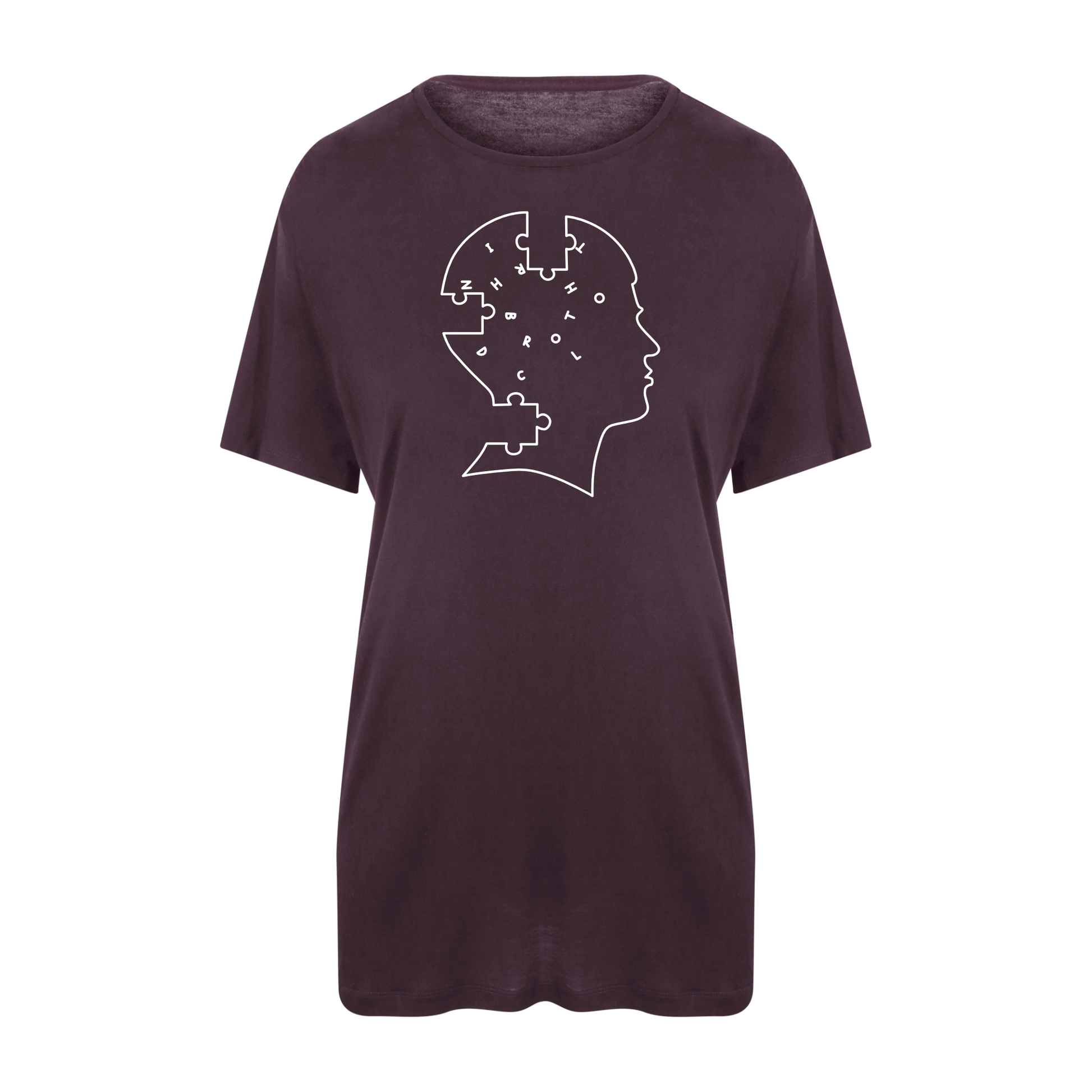 Pieces of Mind Recycled Tee - Mulberry image 0