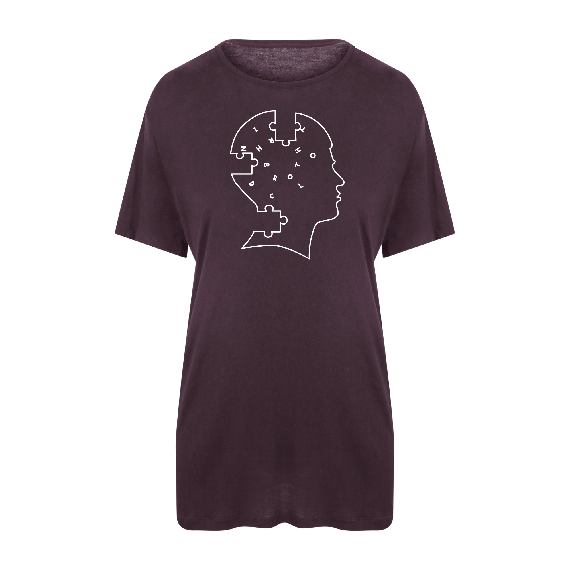 Pieces of Mind Recycled Tee - Mulberry image 0