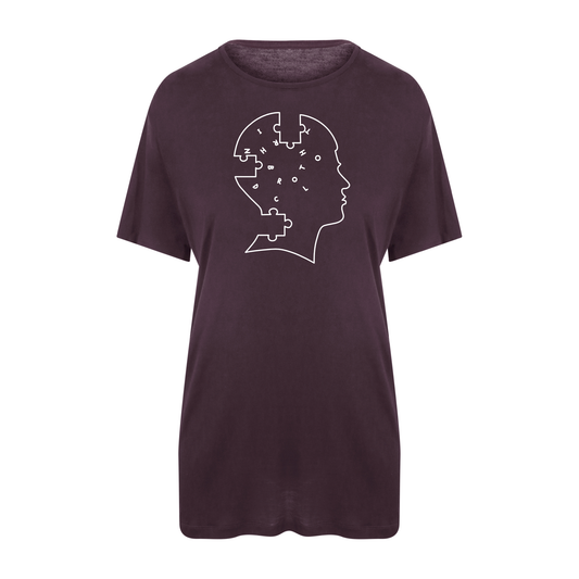 Pieces of Mind Recycled Tee - Mulberry image 0